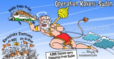 Operation Kaveri Sudan Pm Modi Cartoon On Karnataka Elections